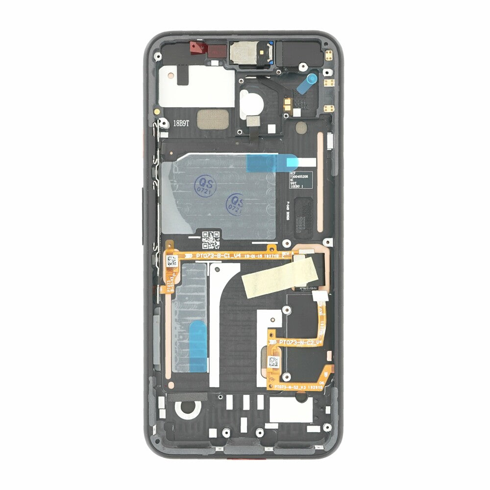 Original Display für Google Pixel 4 Orange LCD + Rahmen 20GF2WW0015