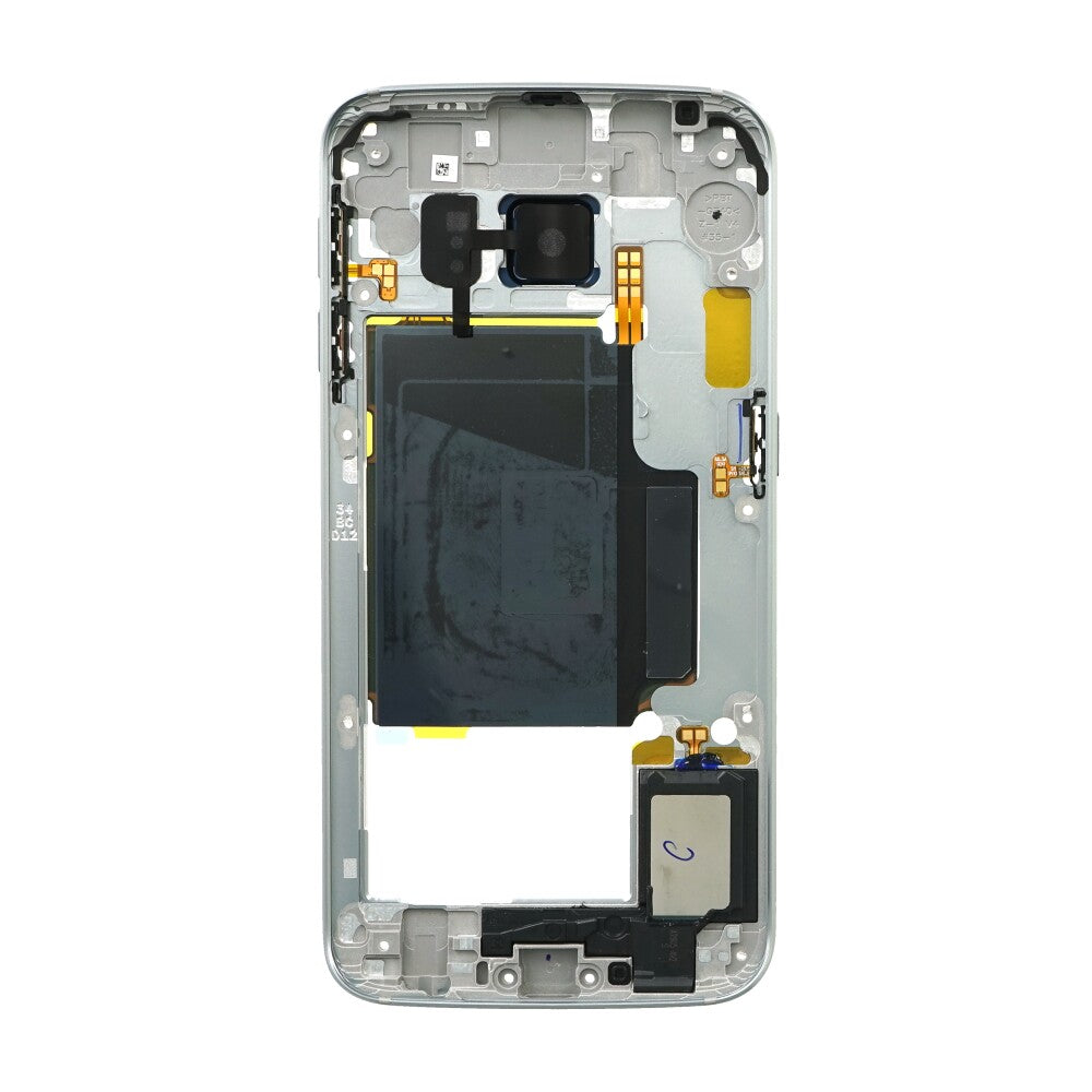 Original Mittelrahmen für Samsung Galaxy S6 Edge G925F Schwarz GH96-08376A