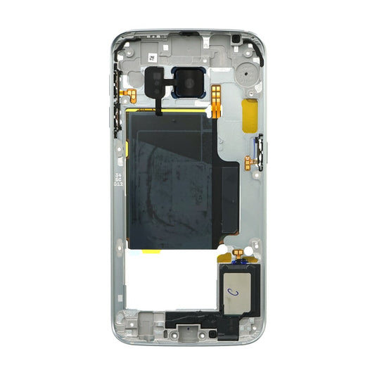 Original Mittelrahmen für Samsung Galaxy S6 Edge G925F Schwarz GH96-08376A