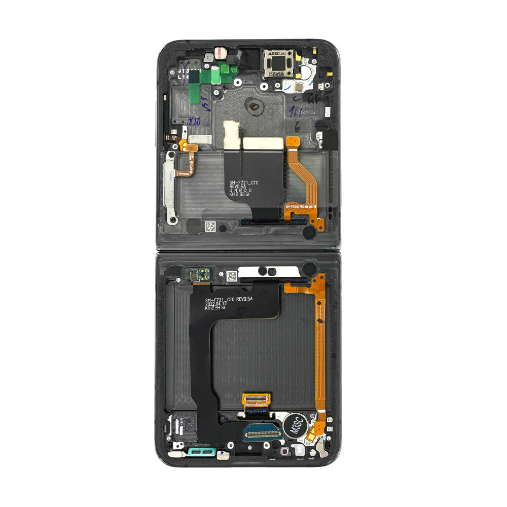 Original Display für Samsung Galaxy Z Flip4 5G Graphit LCD + Rahmen GH82-29440A
