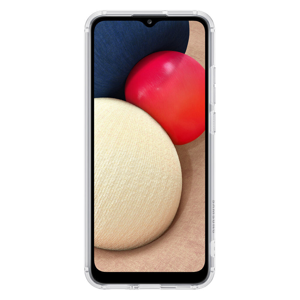 Original Soft Handyhülle für Samsung Galaxy A02s Transparent EF-QA026TTEGEU