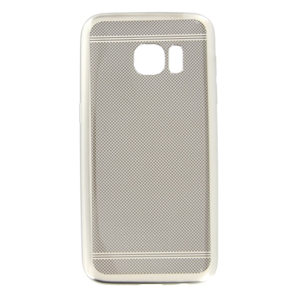 Silikonhülle Handyhülle für Samsung Galaxy S7 Silber