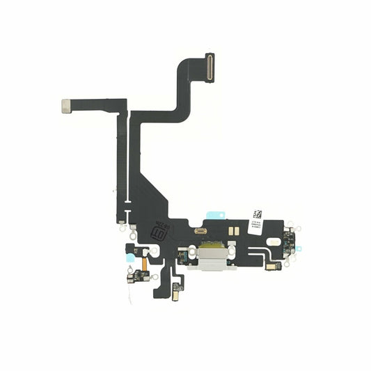 Ladebuchse für iPhone 13 Pro Silber Dock Connector Flex