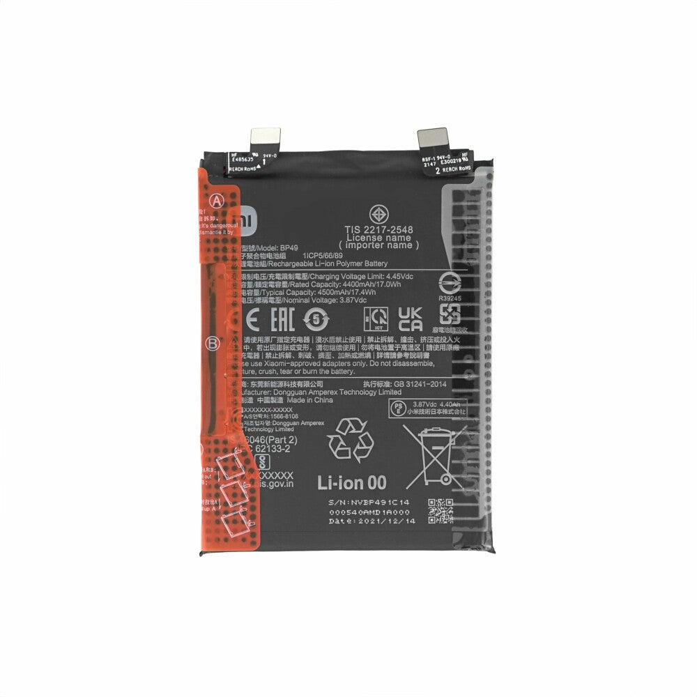 Original Xiaomi Akku BP49 für Poco F4 46020000AU1G 4600 mAh