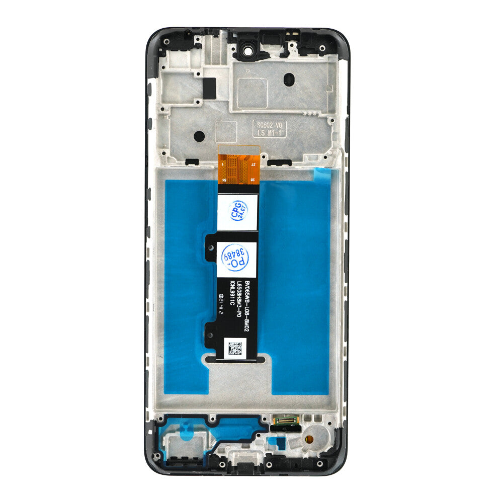 Display für Motorola E30 LCD + Rahmen Schwarz Bildschirm Touch