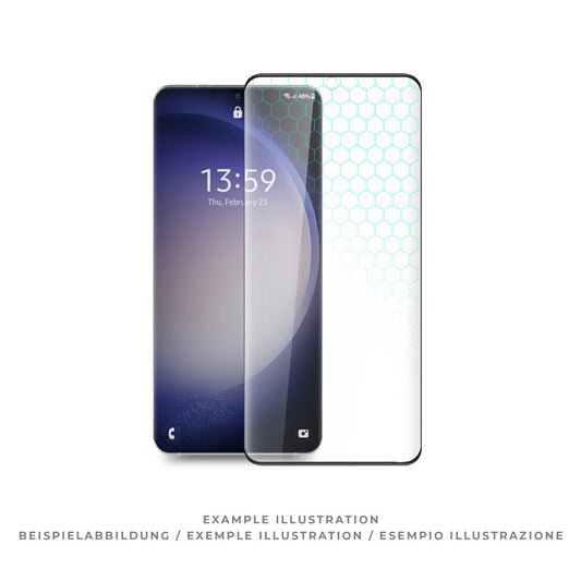 prio 3D Anti-Scratch Panzerglas für Samsung S24 schwarz