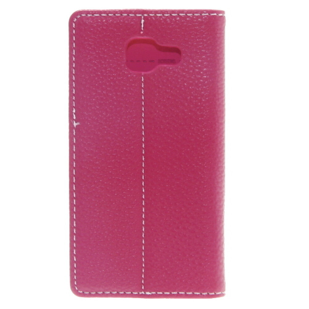 Book Case Handyhülle für Samsung Galaxy A3 2016 Pink Schutz Tasche