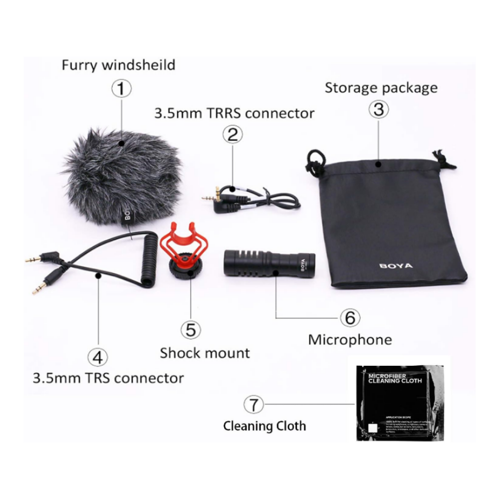 Original Boya Kabellose Bluetooth Mikrofon schwarz BY-MM1