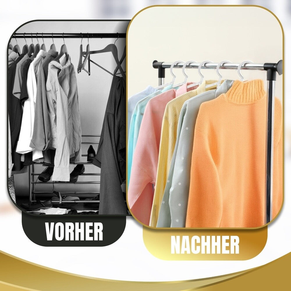 6 x Kleiderbügel im Set, Plastik