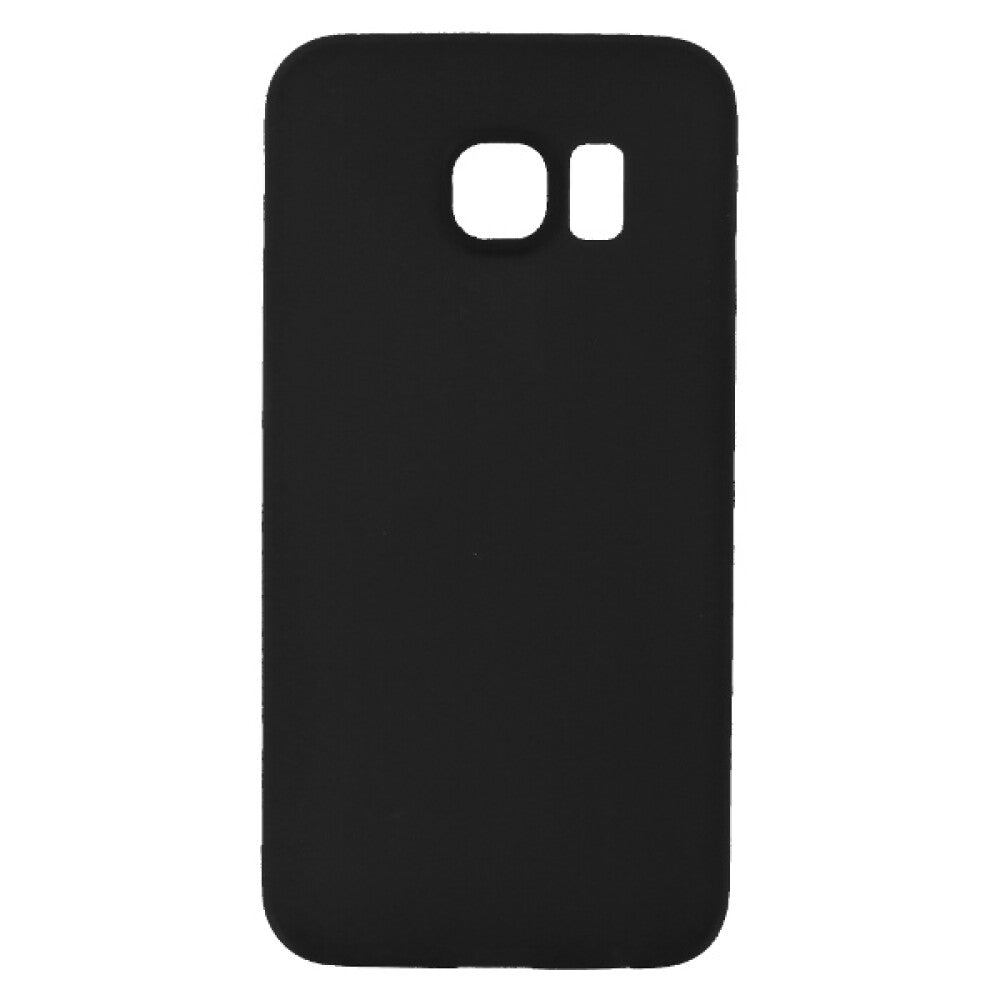 Silikonhülle Handyhülle für Samsung S6 Edge Schwarz