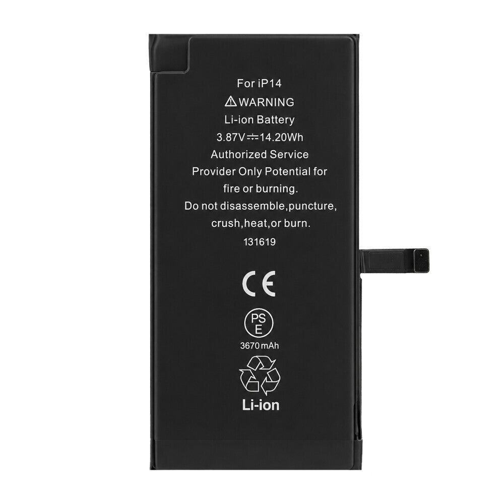 Diagnostizierbarer 3670-mAh-Akku mit hoher Kapazität für das iPhone 14
