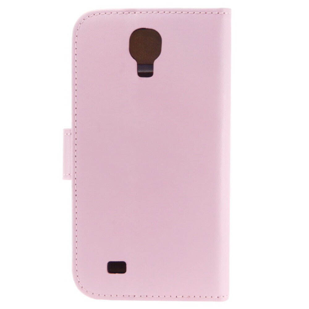 Leder Handyhülle für Samsung Galaxy S4 Rosa Schutzhülle Schutz 4250710503803