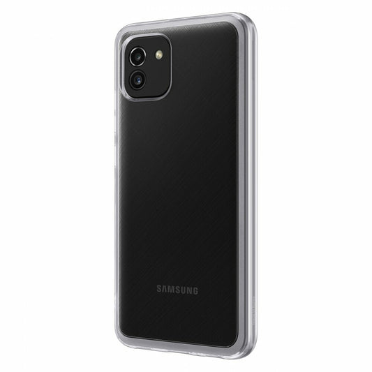 Samsung Galaxy A03 Soft Clear Cover black EF-QA036TBEGEU