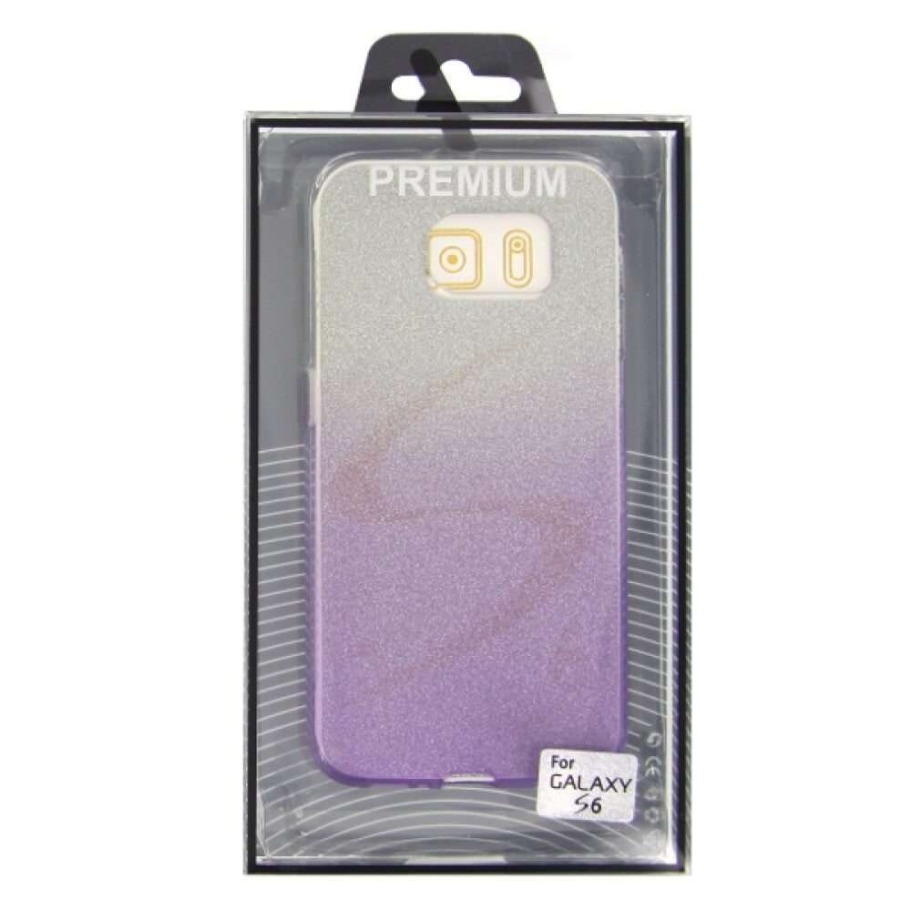 TPU Handyhülle für Samsung Galaxy S6 Violett Schutz Tasche