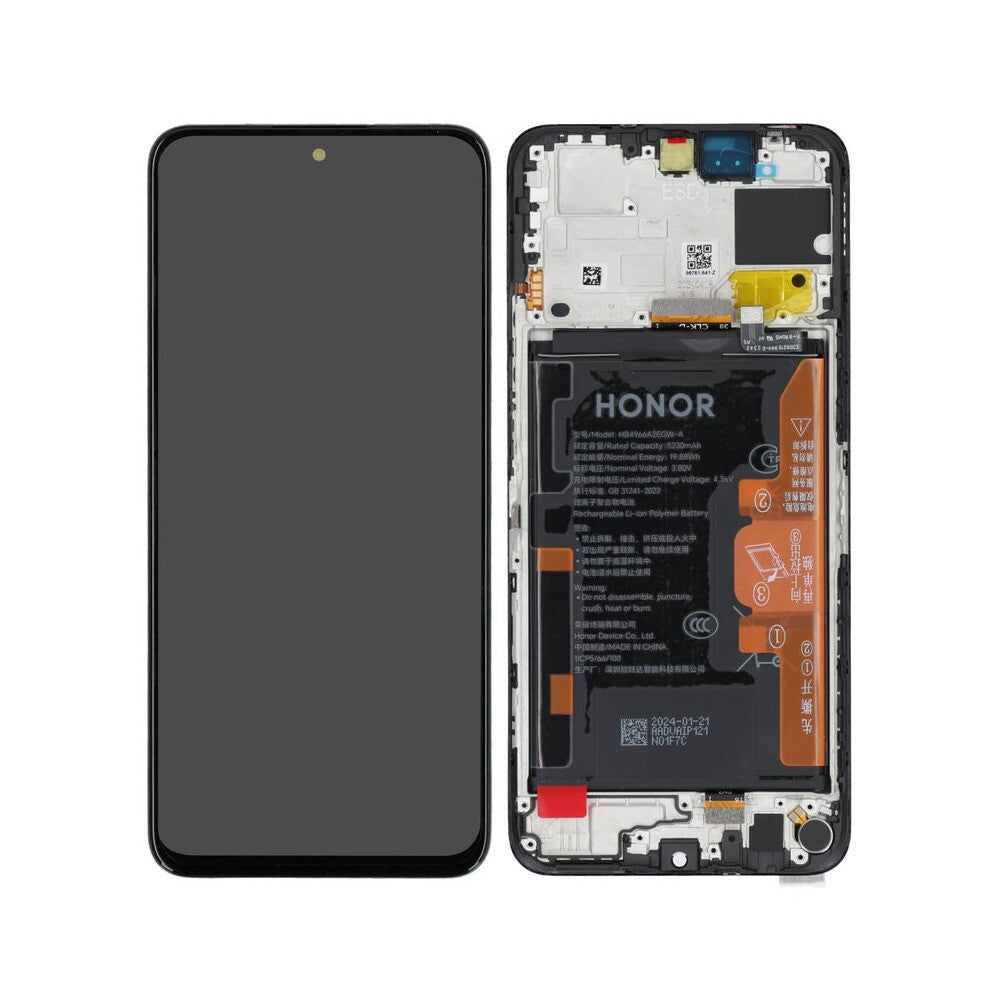 Honor Display + Rahmen + Akku Honor 90 Smart / X7b 4G schwarz 0235AHDQ