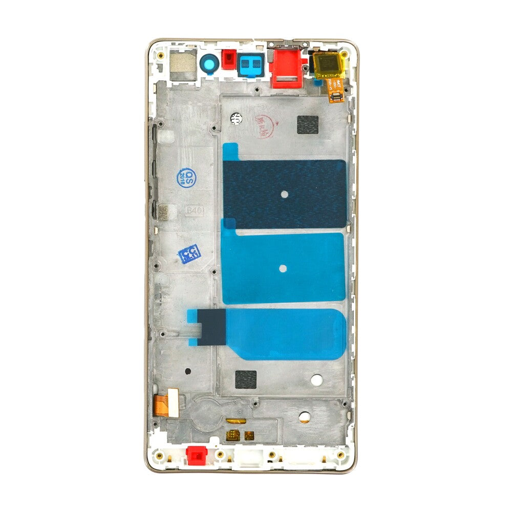 Displayeinheit + Rahmen für Huawei P8 Lite weiß