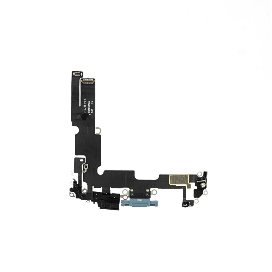 Ladebuchse für iPhone 14 Plus Blau Dock Connector Flex Ersatz
