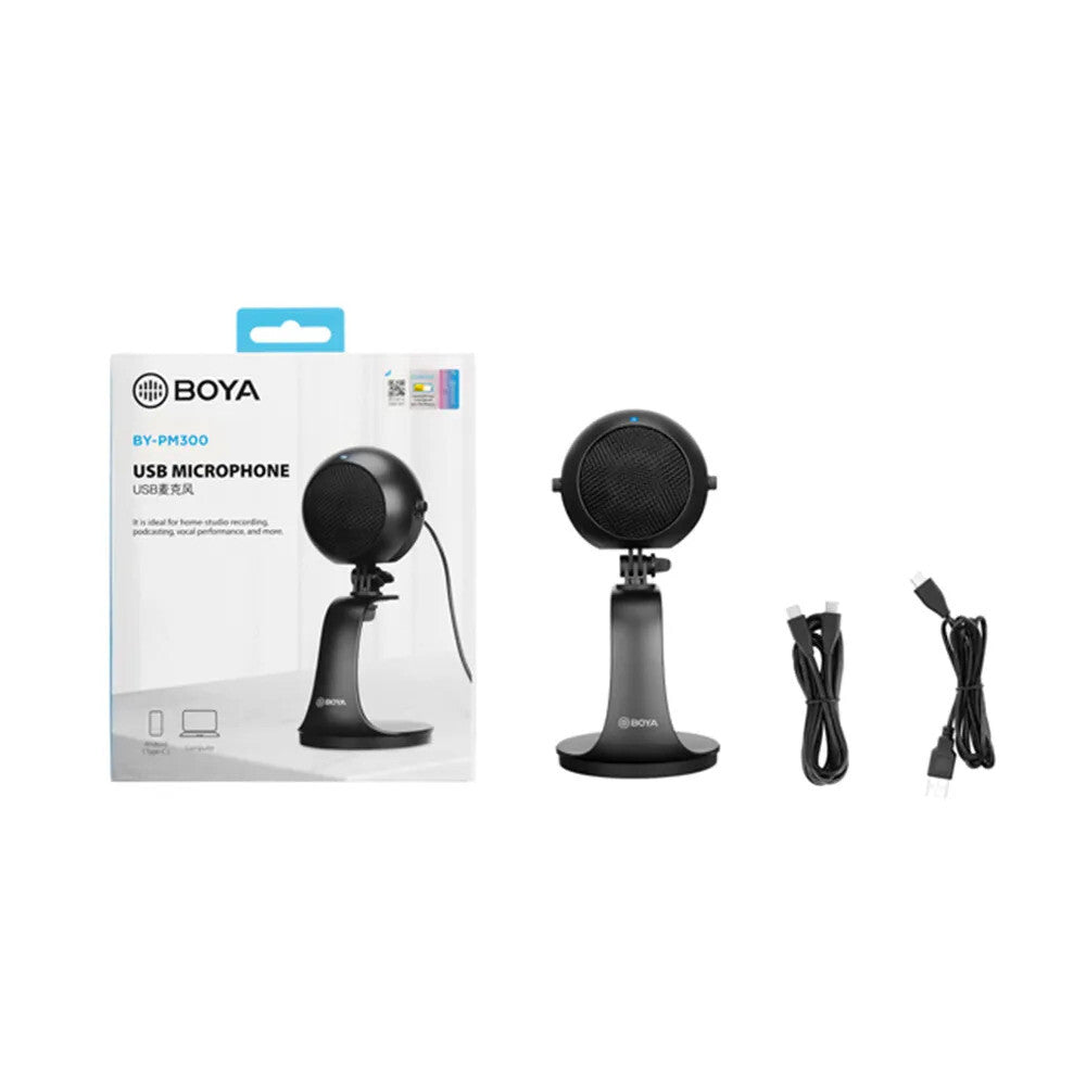 Original Boya Kabellose USB-Kondensatormikrofon Mit Mikrofon BY-PM300