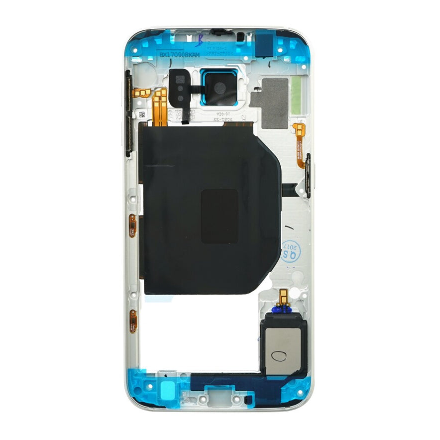 Original Mittelrahmen für Samsung Galaxy S6 G920F Blau GH96-08583D