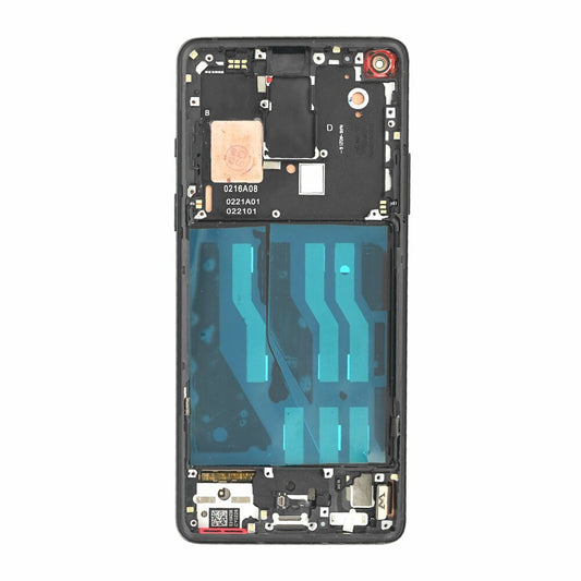 Display-Einheit + Rahmen für OnePlus 8 schwarz