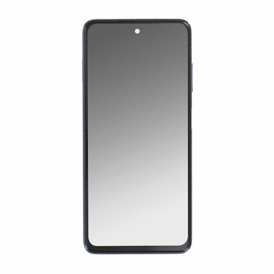 Display-Einheit + Rahmen für Poco X3 Pro frost blue
