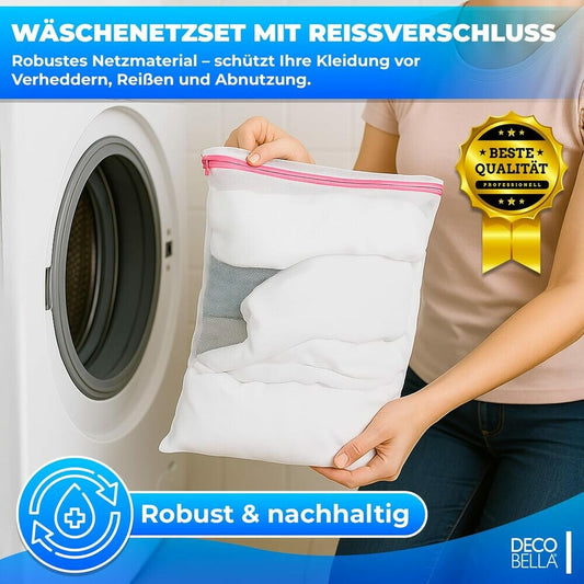 Wäschenetz für Waschmaschine, 3er Set