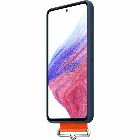 Original Silikonhülle für Samsung Galaxy A53 5G Navy EF-GA536TNEGWW