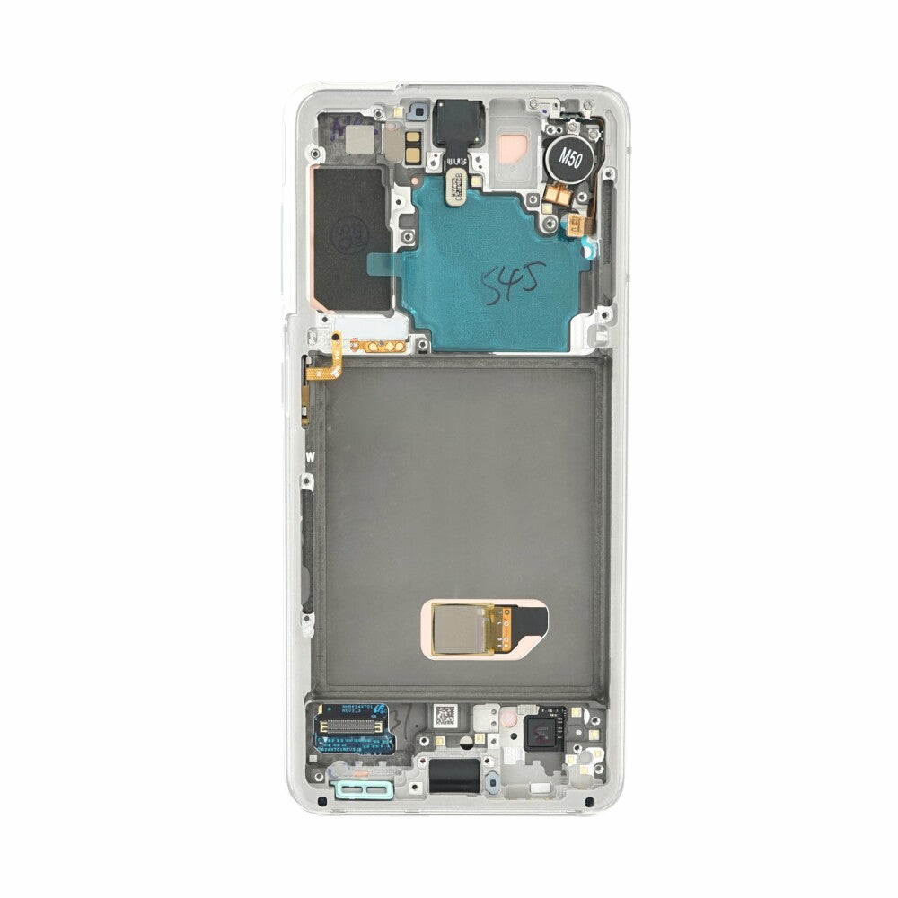 Original Display für Samsung Galaxy S21 5G G991B, LCD + Rahmen weiß GH82-24544C