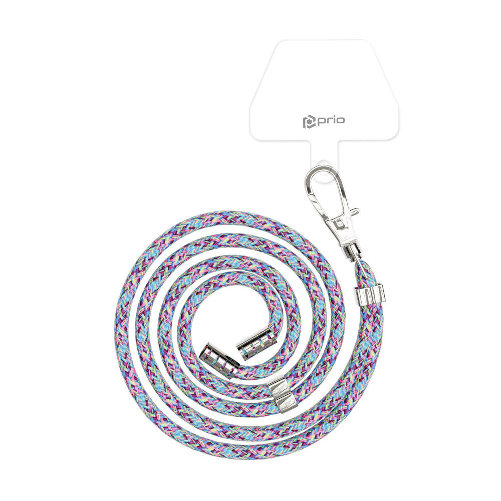 prio Universelles Handy-Umhängeband 0.7m neon mix