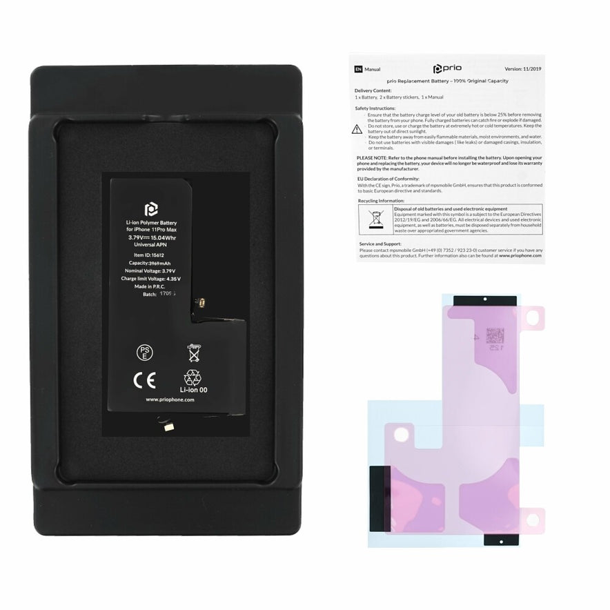 prio Akku für iPhone 11 Pro Max (Universal APN)