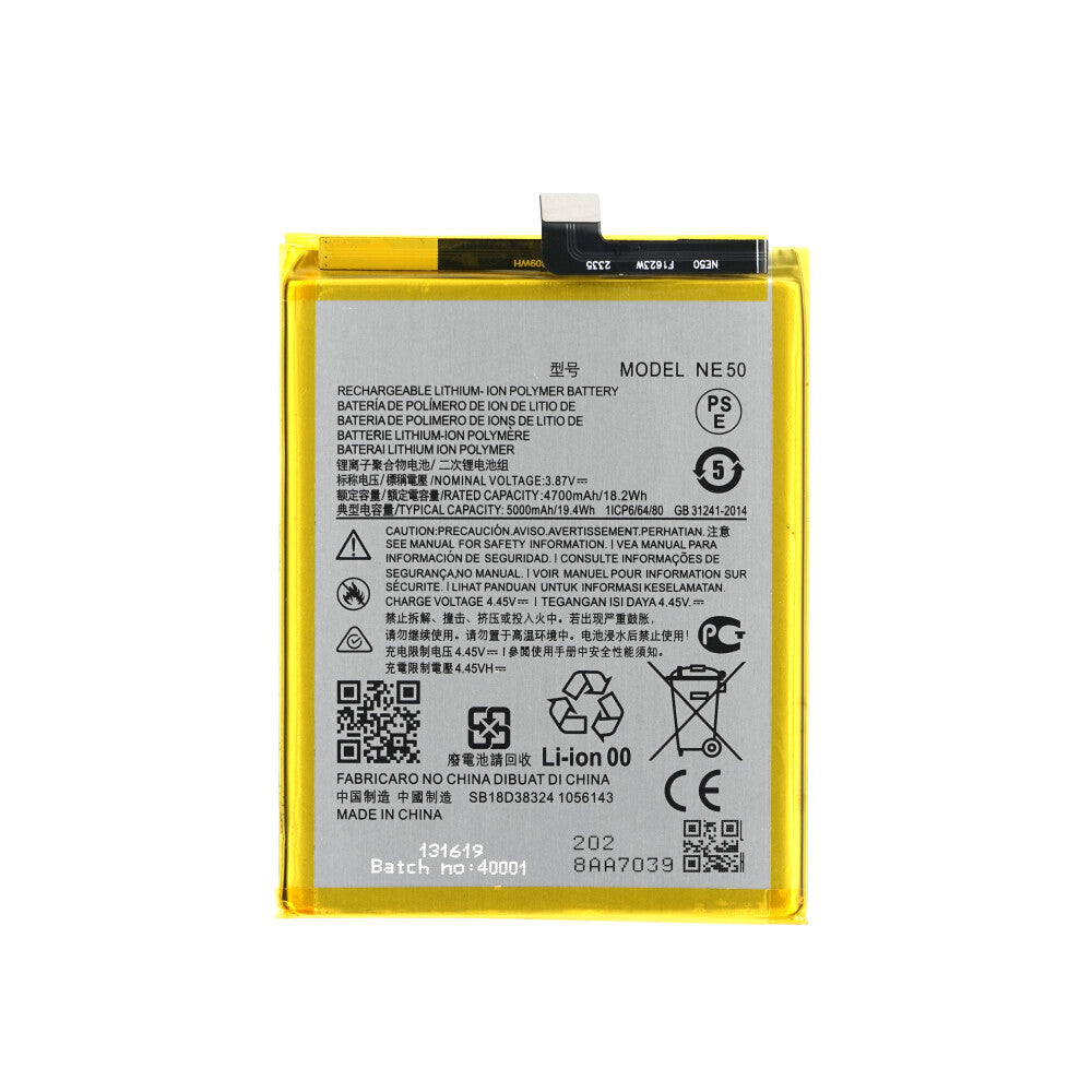 Motorola NE50 Akku für Moto G52 G82 G72 Gleich Original 4000mAh Hohe Kapazität