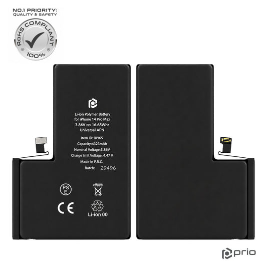 Prio Akku für iPhone 14 Pro Max (Universeller APN)