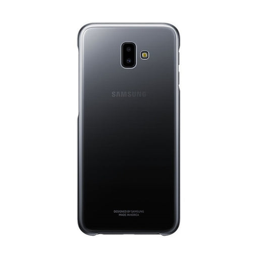 Original Hardcover Handyhülle für Samsung J6 Plus Schwarz EF-AJ610CBEGWW