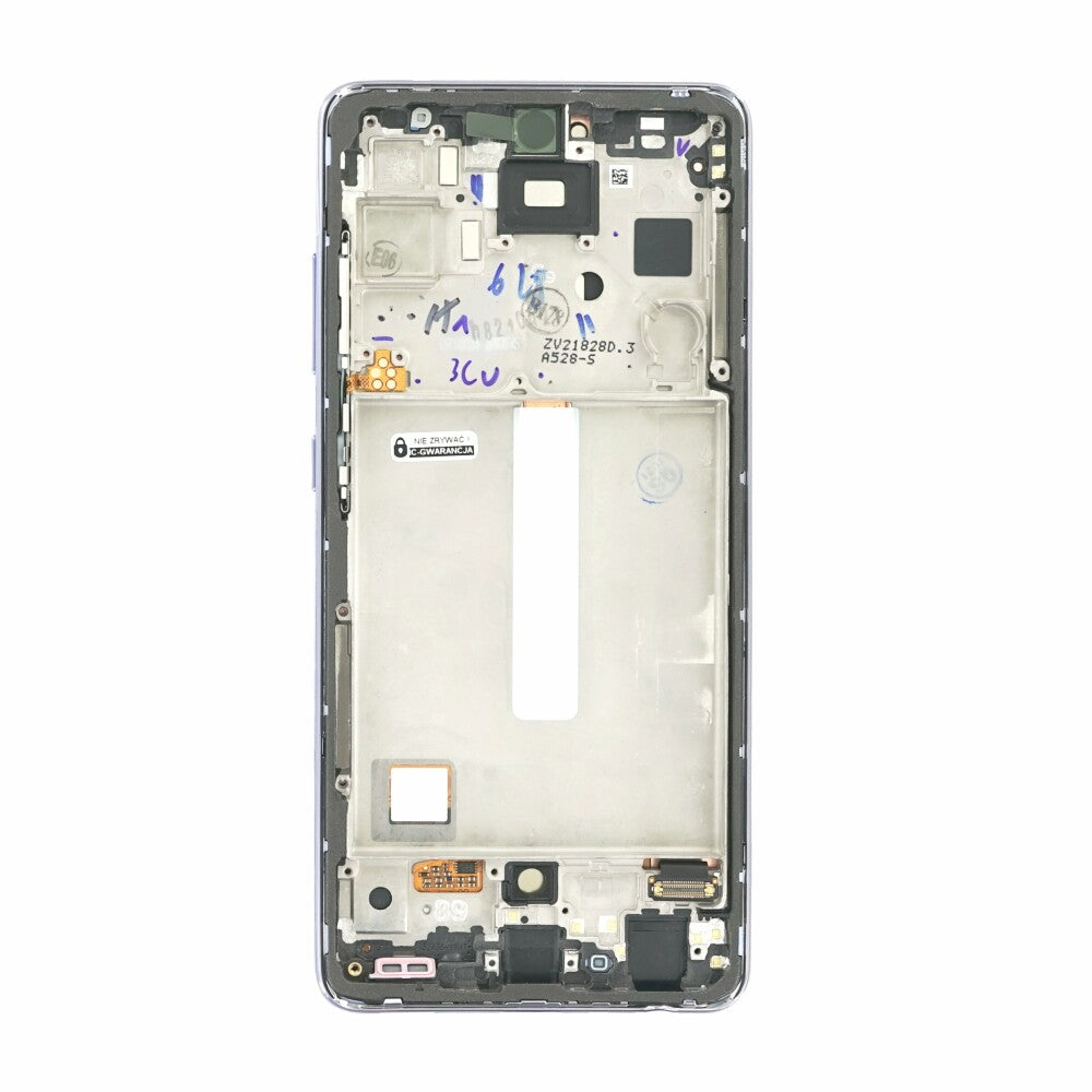 Original Display für Samsung Galaxy A52S 5G Violett LCD + Rahmen GH82-26861C