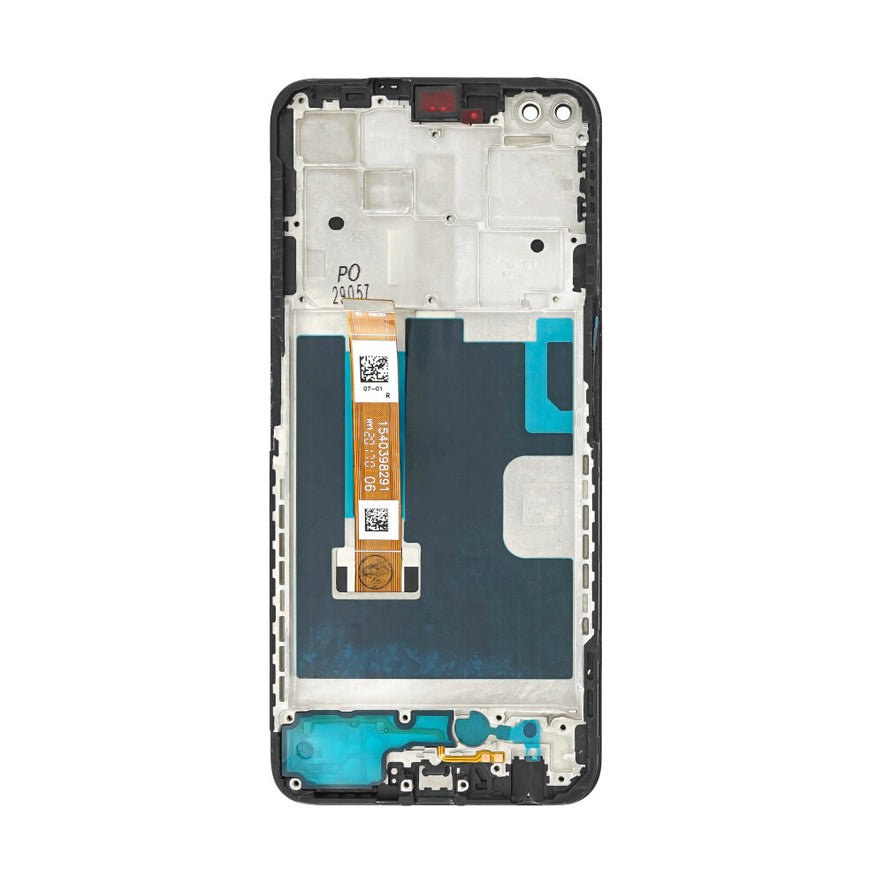 Display für Oppo Reno 4 Z 5G LCD + Rahmen space black