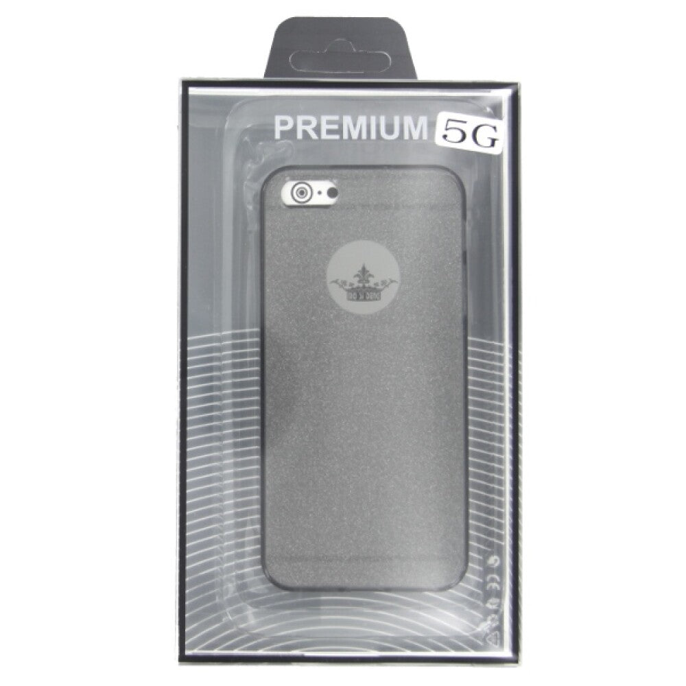 TPU Handyhülle für iPhone 5/5s/SE Schwarz Glitter Schutz Tasche