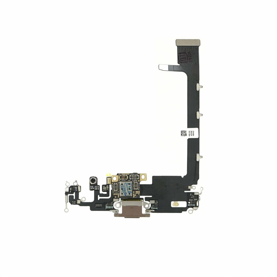 Ladebuchse für iPhone 11 Pro MAX Mattgold Lightning Flex