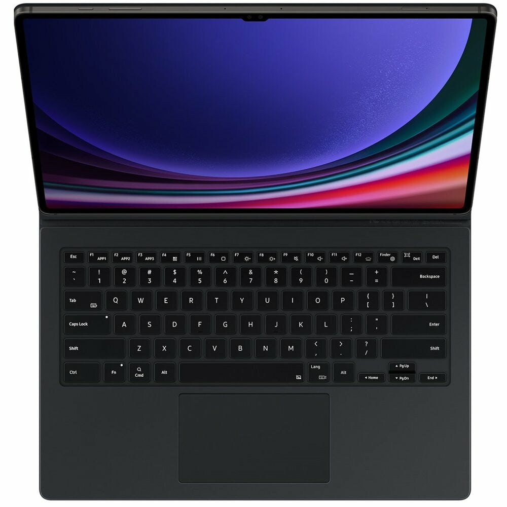 Original Tastatur Book Cover Samsung Galaxy Tab S9 Ultra Schwarz EF-DX915UBEGWW
