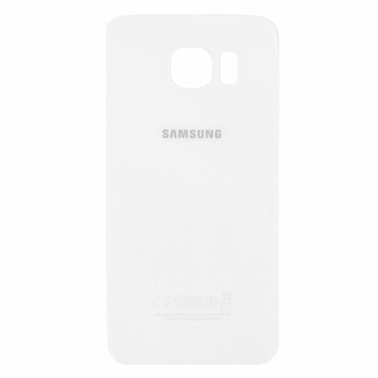 Original für Samsung Galaxy S6 G920F Akkufachdeckel Weiß GH82-09548B Rückseite