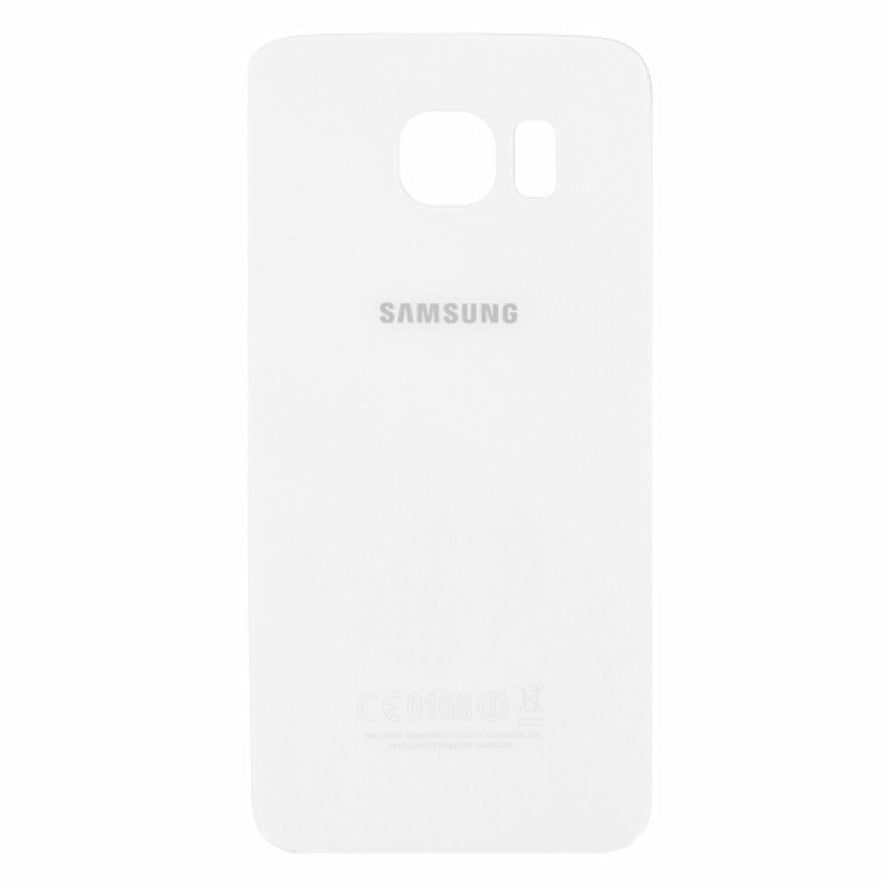 Original für Samsung Galaxy S6 G920F Akkufachdeckel Weiß GH82-09548B Rückseite