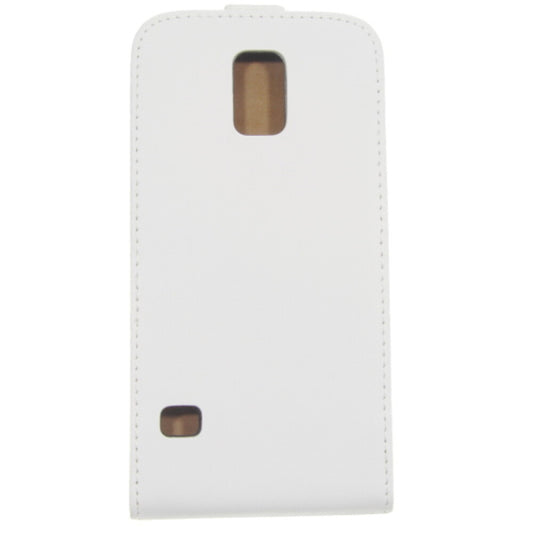 Flip Cover Handyhülle für Samsung Galaxy S5 - Weiß Schutz Case 4250710549757