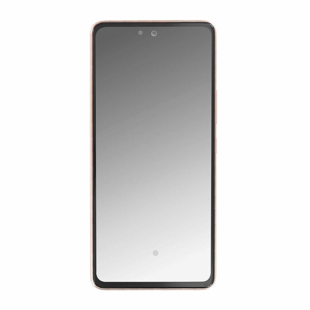 Samsung Display-Einheit + Rahmen A536B GH82-28024D Galaxy A53 5G peach