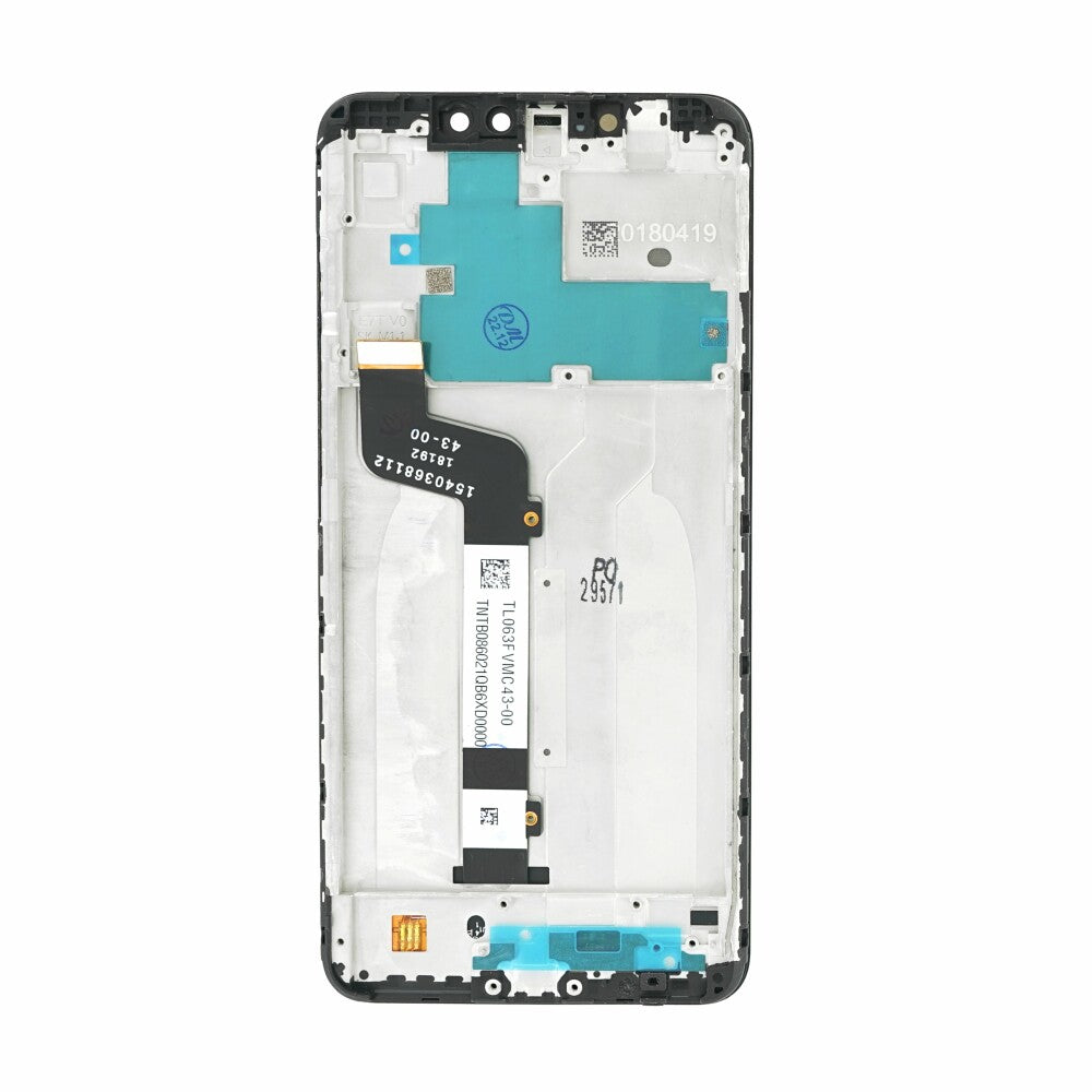 Display für Xiaomi Redmi Note 6 Pro LCD + Rahmen schwarz Bildschirm Touch