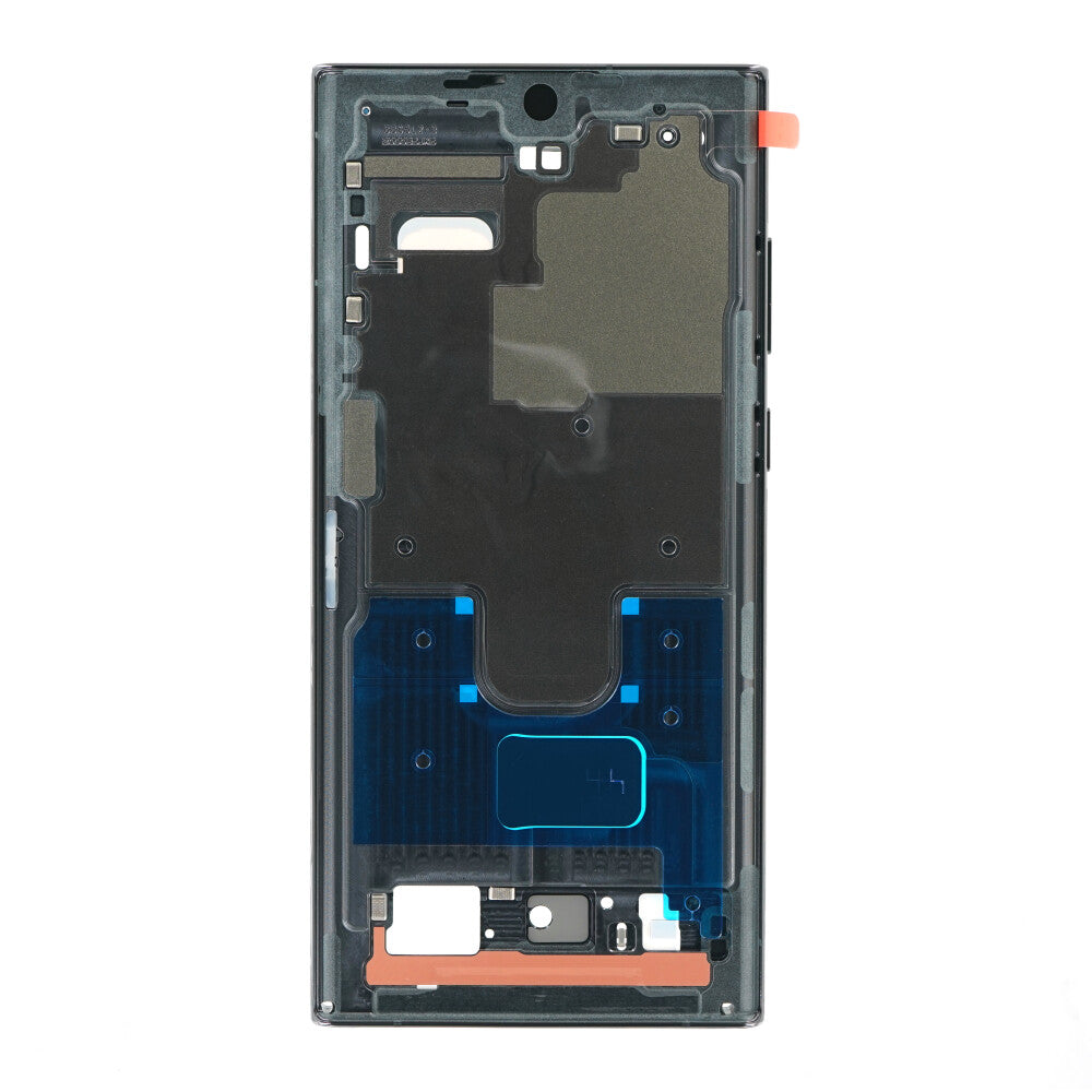 Original Mittelrahmen Samsung Galaxy S22 Ultra SM-S908 Phantom Black GH96-14953A