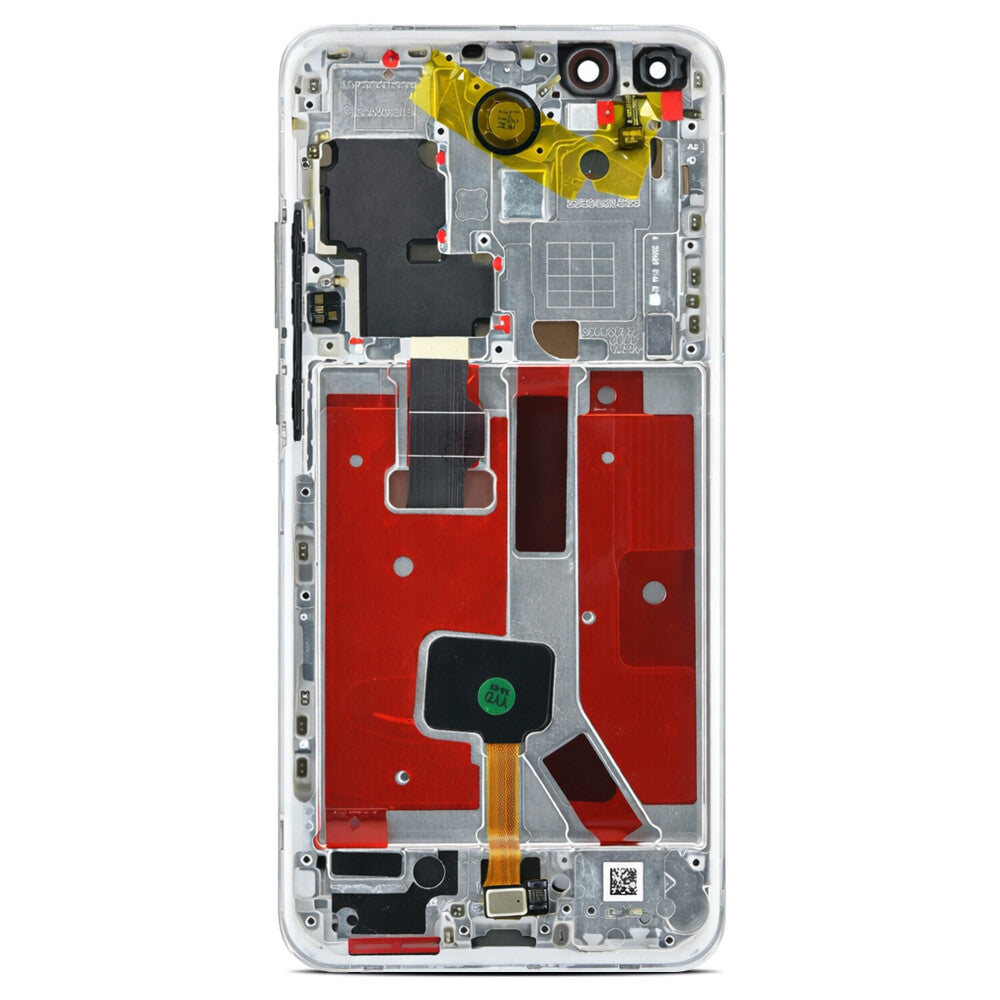Display (Soft-OLED) + Rahmen für P40 Pro silver frost