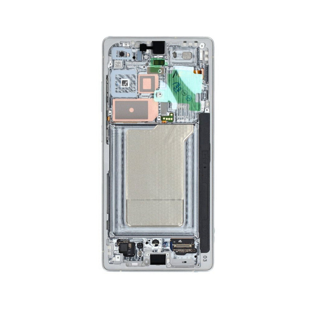 Samsung Display + Rahmen (montiert) S938 Galaxy S25 Ultra silber GH82-36387C