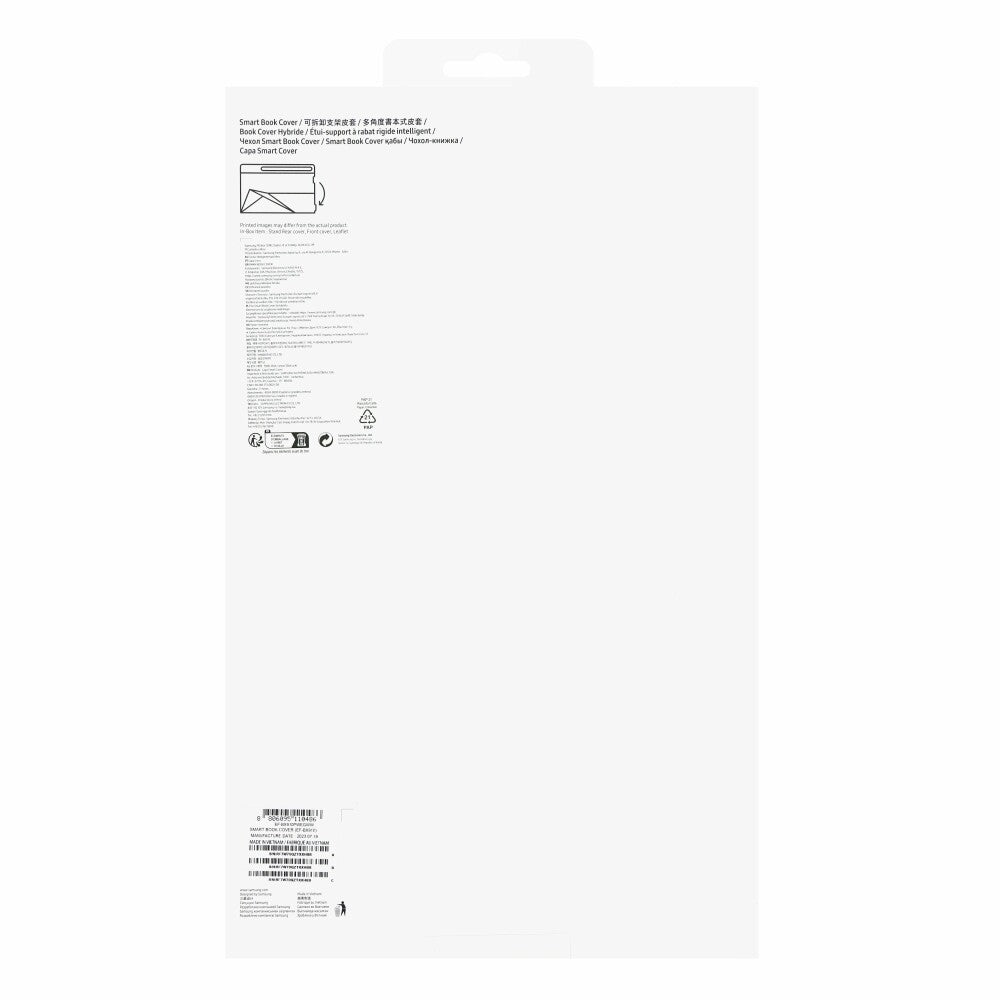 Original Smart Book Cover für Samsung Galaxy Tab S9 Ultra Weiß EF-BX910PWEGWW