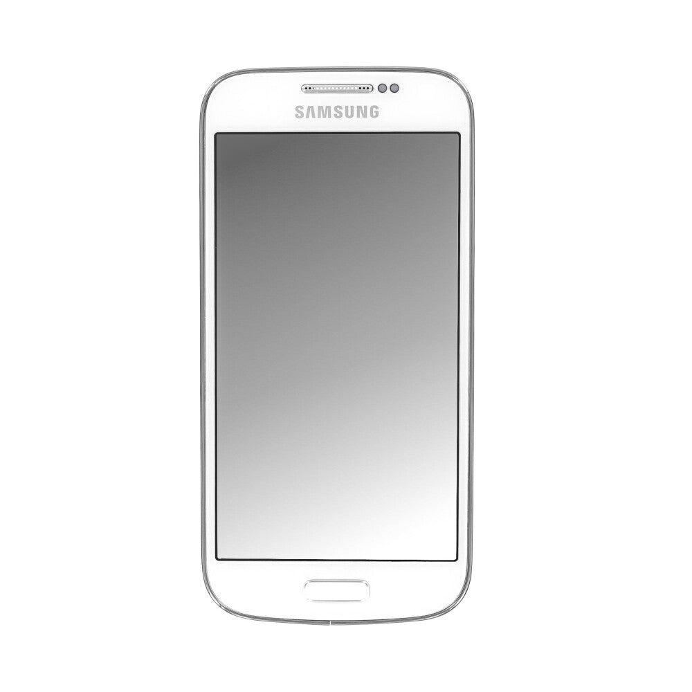 Original Display für Samsung S4 Mini I9190 LCD + Rahmen Weiß GH97-14766B