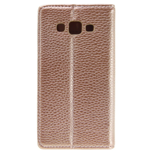 Book Case Handyhülle für Galaxy A5 Gold