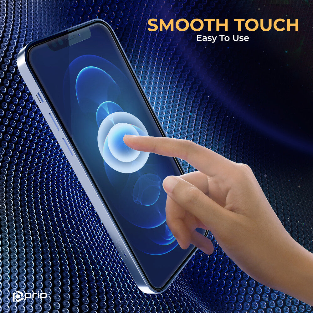 prio 3D Anti-Scratch Displayschutzglas für iPhone 15 Pro Max (6.7in) schwarz